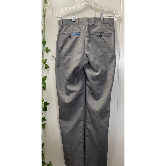 Perry Ellis Mens NWT Grey Slim Slacks Size 28x30 - Picture 2 of 8